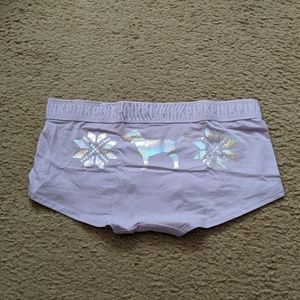 PINK Victoria's Secret Lilac Purple boyshort